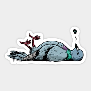 Dead Pigeon Sticker